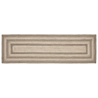 Cobblestone Jute Braided Rug/Runner Rect with Rug Pad 22